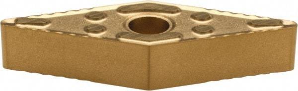 Kennametal - VNMG332 P Grade KC850 Carbide Turning Insert - TiC/TiCN/TiN Finish, 35° Diamond, 3/8" Inscr Circle, 3/16" Thick, 1/32" Corner Radius - Eagle Tool & Supply