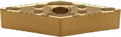 Kennametal - VNMG332 P Grade KC850 Carbide Turning Insert - TiC/TiCN/TiN Finish, 35° Diamond, 3/8" Inscr Circle, 3/16" Thick, 1/32" Corner Radius - Eagle Tool & Supply