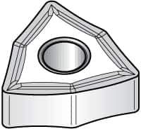 Kennametal - WNGP432 K Grade KC7310 Carbide Turning Insert - TiAlN Finish, 80° Trigon, 1/2" Inscr Circle, 3/16" Thick, 1/32" Corner Radius - Eagle Tool & Supply