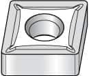 Kennametal - CNGP543 K Grade K313 Carbide Turning Insert - Uncoated, 80° Diamond, 5/8" Inscr Circle, 1/4" Thick, 3/64" Corner Radius - Eagle Tool & Supply