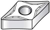 Kennametal - DNGP442 Grade KC5010 Carbide Turning Insert - TiAlN Finish, 55° Diamond, 1/2" Inscr Circle, 1/4" Thick, 1/32" Corner Radius - Eagle Tool & Supply