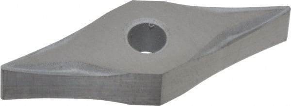 Kennametal - VNGP331 K Grade K313 Carbide Turning Insert - Uncoated, 35° Diamond, 3/8" Inscr Circle, 3/16" Thick, 1/64" Corner Radius - Eagle Tool & Supply