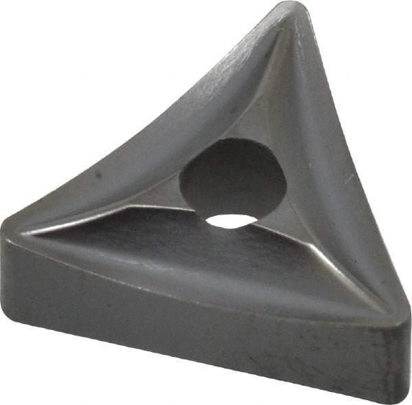 Kennametal - TNMS332 Grade K68 Carbide Turning Insert - Uncoated, 60° Triangle, 3/8" Inscr Circle, 3/16" Thick, 1/32" Corner Radius - Eagle Tool & Supply