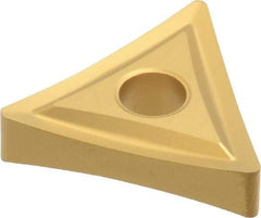 Kennametal - TNMP432 Grade KC850 Carbide Turning Insert - TiC/TiCN/TiN Finish, 60° Triangle, 1/2" Inscr Circle, 3/16" Thick, 1/32" Corner Radius - Eagle Tool & Supply