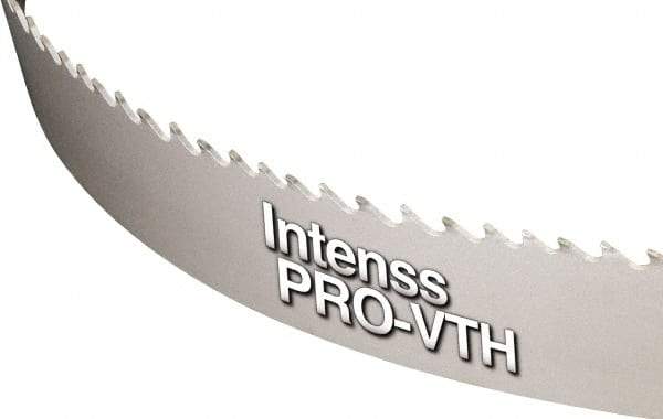 Starrett - 3 to 4 TPI, 11' 6" Long x 1-1/4" Wide x 0.042" Thick, Welded Band Saw Blade - Bi-Metal, Toothed Edge, Modified Tooth Set, Contour Cutting - Eagle Tool & Supply