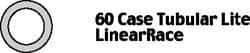 Thomson Industries - 1" Diam, 18" Long, Steel Tubular Round Linear Shafting - 58-63C Hardness, 0.031 Tolerance - Eagle Tool & Supply