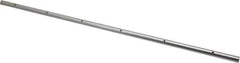 Thomson Industries - 1/2" Diam, 2' Long, Steel Predrilled Round Linear Shafting - 60-65C Hardness, 0.031 Tolerance - Eagle Tool & Supply