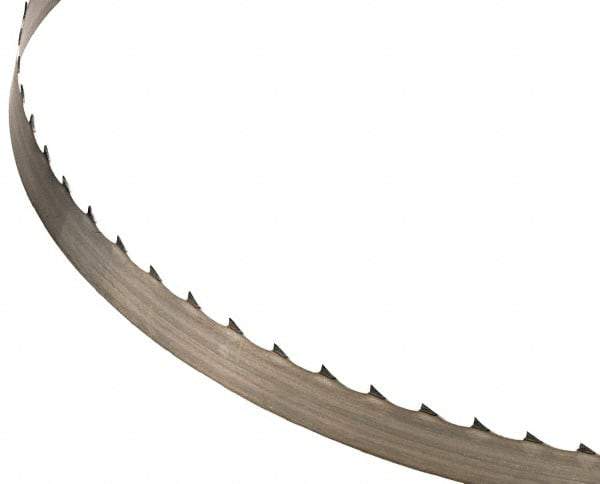 Starrett - 3/8" x 500' x 0.032" Carbon Steel Band Saw Blade Coil Stock - 3 TPI, Toothed Edge, Hook Form, Modified Raker Set, Flexible Back, Positive Angle, Constant Pitch, Contour Cutting - Eagle Tool & Supply