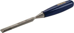 Irwin - 10-3/4" OAL x 5/8" Blade Width Wood Chisel - Polypropylene Handle - Eagle Tool & Supply