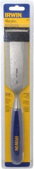 Irwin - 10-3/4" OAL x 2" Blade Width Wood Chisel - Polypropylene Handle - Eagle Tool & Supply