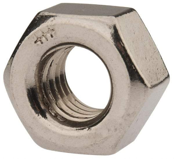 Value Collection - M10x1.50 Metric Coarse Stainless Steel Right Hand Heavy Hex Nut - 17mm Across Flats, 10mm High, Uncoated - Eagle Tool & Supply