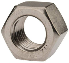 Value Collection - M16x2.00 Metric Coarse Stainless Steel Right Hand Heavy Hex Nut - 24mm Across Flats, 16mm High, Uncoated - Eagle Tool & Supply