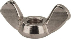 Value Collection - M5x0.80 Metric Coarse, Stainless Steel Standard Wing Nut - Grade 18-8, Austenitic Grade A2, 24mm Wing Span, 11mm Wing Span - Eagle Tool & Supply