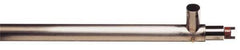 Finish Thompson - 2 Inch Inlet, 8 GPM, 1-1/2 Inch Barb Discharge, High Viscosity, Low Flow Drum Pump Tube - 200 Ft. Max Head, 40 Inch Long, Can Be Used with Acids, Corrosives and Chemicals - Eagle Tool & Supply