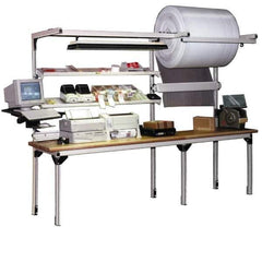 Qualtech - 120" Wide, Packaging Work Station - 325" Deep - Eagle Tool & Supply