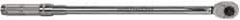 Paramount - 1/2" Drive Micrometer Type Ratchet Head Torque Wrench - 74.6 N/m to 346 N/m Torque, 25" OAL, 1 Ft/Lb Graduation - Eagle Tool & Supply