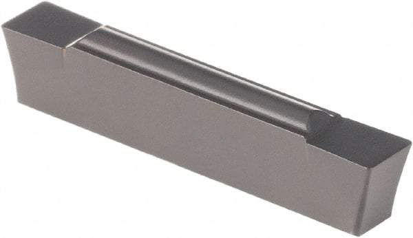 Kennametal - 0305G B Grade KC9320, 3.05mm Cutting Width Carbide Grooving Insert - 3.51mm Max Depth of Cut, Neutral, 0.2mm Corner Radius, TiCN/Al2O3 Finish - Eagle Tool & Supply