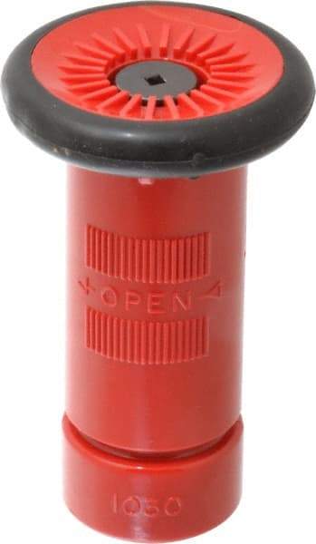 Made in USA - 1" Hose Diam NPSH Constant Flow Hose Nozzle - 22 Max GPM, Polyurethane, 100 psi - Eagle Tool & Supply