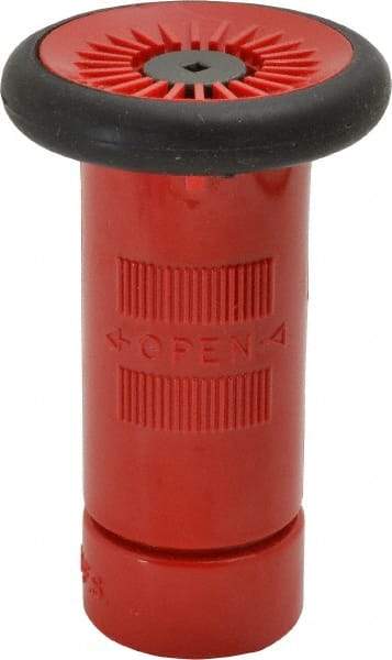 Made in USA - 3/4" Hose Diam GHT Constant Flow Hose Nozzle - 8 Max GPM, Polyurethane, 100 psi - Eagle Tool & Supply