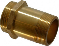 Value Collection - Brass Nipple - For Use with Fire Hose - Eagle Tool & Supply