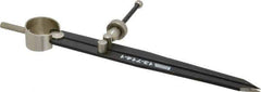 SPI - 6 Inch Leg, Spring Joint, Steel, Powder Coated, Divider - 6 Inch Max Measurement, with Quick Nut Adjustment - Eagle Tool & Supply