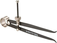 SPI - 6 Inch Leg, Spring Joint, Steel, Powder Coated, Inside Caliper - 6 Inch Max Measurement, with Quick Nut Adjustment - Eagle Tool & Supply