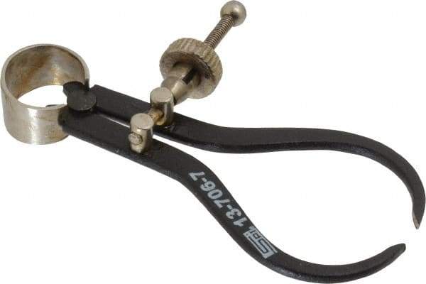 SPI - 3 Inch Leg, Spring Joint, Steel, Powder Coated, Outside Caliper - 3 Inch Max Measurement, with Quick Nut Adjustment - Eagle Tool & Supply