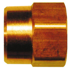 Cerro - 1/2 FPT & 3/4 FGHT Garden Hose Fitting - Brass, Female Hose to Female Pipe Connector - Eagle Tool & Supply