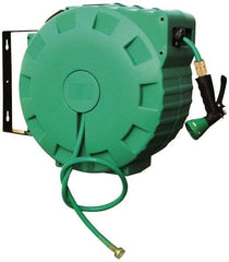 Value Collection - 80' Spring Retractable Hose Reel - 140 psi, Hose Included - Eagle Tool & Supply