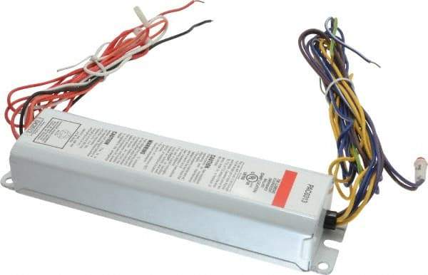 Mule - 2 Lamp, 120-277 Volt, T8, T10, T12 Fluorescent Emergency Ballast - 0 to 39 Watt, 600 to 700 Lumens, 90 min Run Time, 2 Inch Long x 9-16/41 Inch Wide x 1-1/2 Inch High - Eagle Tool & Supply