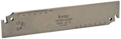 Iscar - 1.7717" Blade Height, 0.205" Blade Width, 8.858" OAL, Neutral Cut, Single End Indexable Cut-Off Blade - TGFH Blade, Tang-Grip Series - Eagle Tool & Supply