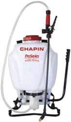 Chapin - 4 Gal Garden Backpack Sprayer - Reinforced Hose, Polyethylene Tank, For Industrial Applications - Eagle Tool & Supply