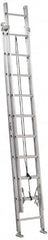 Louisville - 20' High, Type IA Rating, Aluminum Industrial Extension Ladder - Eagle Tool & Supply