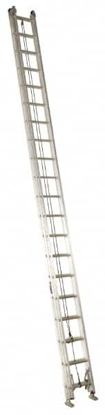 Louisville - 40' High, Type IA Rating, Aluminum Industrial Extension Ladder - Eagle Tool & Supply