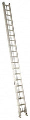 Louisville - 40' High, Type IA Rating, Aluminum Industrial Extension Ladder - Eagle Tool & Supply