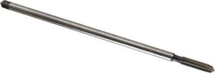 Hertel - 3/8-16 UNC, 4 Flute Plug Hand Pulley Tap - High Speed Steel, Bright Finish, H3 Thread Limit, 10" OAL - Eagle Tool & Supply