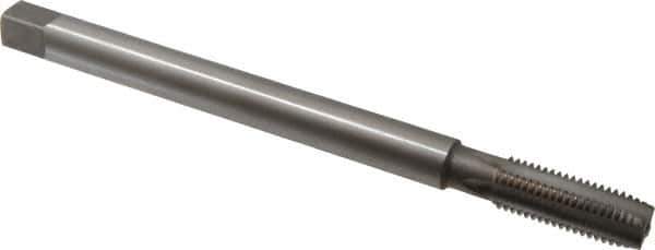 Hertel - 3/4-10 UNC, 4 Flute Plug Hand Pulley Tap - High Speed Steel, Bright Finish, H3 Thread Limit, 10" OAL - Eagle Tool & Supply