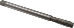 Hertel - 3/4-10 UNC, 4 Flute Plug Hand Pulley Tap - High Speed Steel, Bright Finish, H3 Thread Limit, 10" OAL - Eagle Tool & Supply