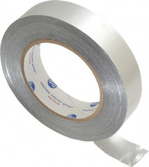 Intertape - 1" x 60 Yds Silver Foil Tape - 6.1 mil, Acrylic Adhesive, Aluminum Foil Backing, 29 Lb/ln Tensile Strength, -29.2°F to 203°F, Series ALF300 - Eagle Tool & Supply
