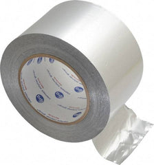 Intertape - 3" x 60 Yds Silver Foil Tape - 5 mil, Acrylic Adhesive, Aluminum Foil Backing, 28 Lb/ln Tensile Strength, -29.2°F to 325°F, Series ALF300 - Eagle Tool & Supply