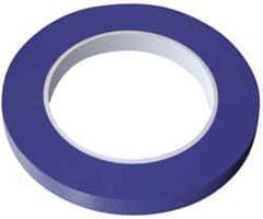 Intertape - 1/2" Wide x 36 Yd Long Blue Vinyl Masking Tape - Series FM71, 5.4 mil Thick, 14 In/Lb Tensile Strength - Eagle Tool & Supply
