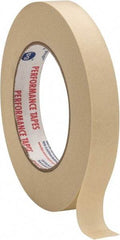 Intertape - 3/4" Wide x 60 Yd Long White Paper Masking Tape - Series PG49, 6.7 mil Thick, 24 In/Lb Tensile Strength - Eagle Tool & Supply