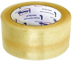 Intertape - 2" x 1640 Yd Clear Rubber Adhesive Sealing Tape - Polypropylene Film Backing, 1.85 mil Thick, 27 Lb Tensile Strength, Series 7100 - Eagle Tool & Supply