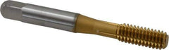 Accupro - 5/16-18 UNC H5 Thread Limit Bottoming Thread Forming Tap - Powdered Metal High Speed Steel, TiN Finish, 2-23/32" OAL - Eagle Tool & Supply