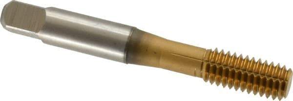 Accupro - 3/8-16 UNC H5 Thread Limit Bottoming Thread Forming Tap - Powdered Metal High Speed Steel, TiN Finish, 2-15/16" OAL - Eagle Tool & Supply