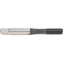 Accupro - M8x1.25 Metric Coarse D9 Thread Limit Bottoming Thread Forming Tap - Powdered Metal High Speed Steel, TiCN Finish, 2-23/32" OAL - Eagle Tool & Supply