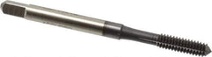 Accupro - #8-32 UNC H5 Thread Limit Plug Thread Forming Tap - Powdered Metal High Speed Steel, TiCN Finish, 2-1/8" OAL - Eagle Tool & Supply