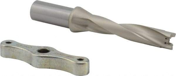 Iscar - 0.827 to 0.862" Diam, 5xD, 4.13" Max Depth, 1" Shank Diam, Replaceable Tip Drill - 21 Seat Size, DCM Toolholder, Series ChamDrill - Eagle Tool & Supply