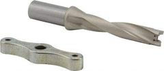 Iscar - 0.827 to 0.862" Diam, 5xD, 4.13" Max Depth, 1" Shank Diam, Replaceable Tip Drill - 21 Seat Size, DCM Toolholder, Series ChamDrill - Eagle Tool & Supply