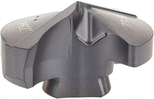 Iscar - Series IDI-SG, 0.862" Diam Grade IC908 140° Replaceable Drill Tip - Carbide, TiAlN Finish - Eagle Tool & Supply